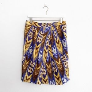 Tory Burch Jemina Ikat Print Skirt
